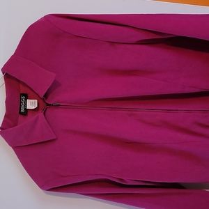 JACKET, wine color